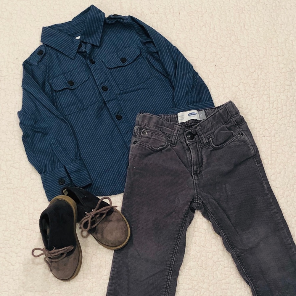 Button Down & Skinny Cords